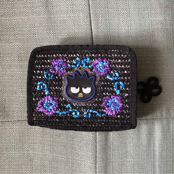 Vintage 2000 Bad Badtz-Maru Sanrio Small Straw Purse - Picture 1 of 13